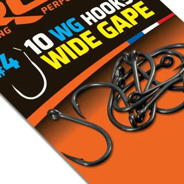 10  WIDE GAPE Hooks #4 - Hameçons WIDE GAP #4